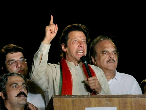 Khan to protest at poll panel office