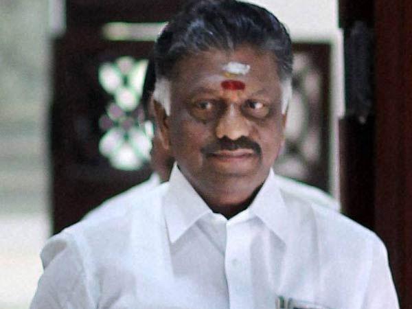 Tamil Nadu CM Panneerselvam
