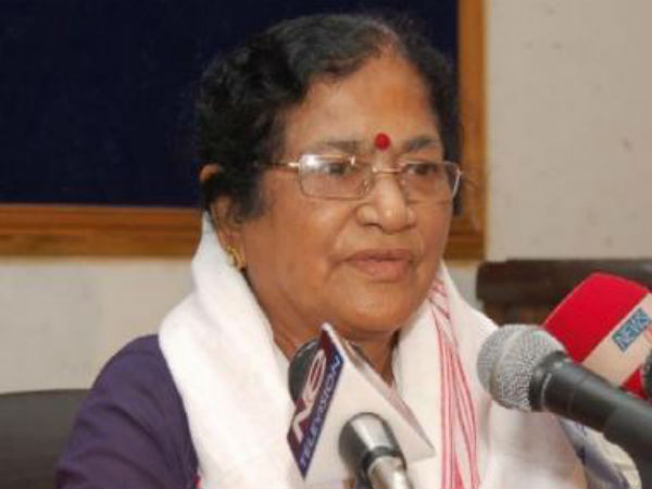 senior BJP leader and Lok Sabha MP Bijoya Chakravarty .