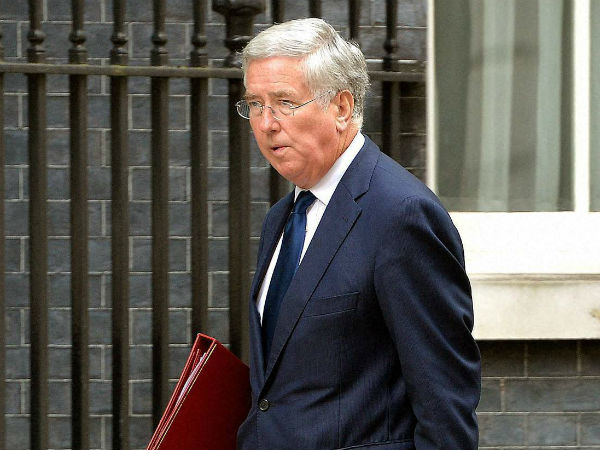 British Defence Secretary Michael Fallon.