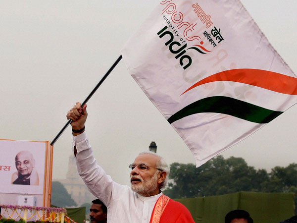 Modi leads millions to vision for unity