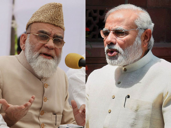 Syed Ahmed Bukhari and Narendra Modi