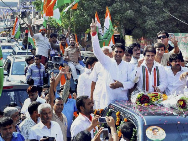 Bollywood actor and senior Congress leader Raj Babbar