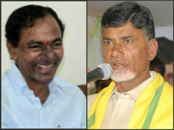 KCR and Chandrababu Naidu KCR and Chandrababu Naidu