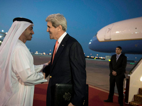 John Kerry in Abu Dhabi