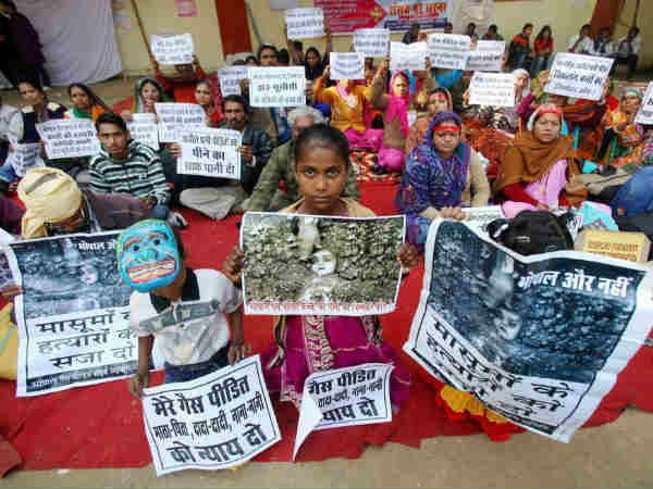 File photo of a march for Bhopal gas tragedy File photo of a march for Bhopal gas tragedy