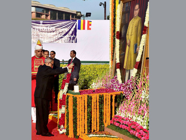 pay tributes to Ambedkar pay tributes to Ambedkar