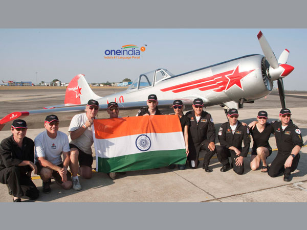 Aero India:Britishpilots in Russian Yaks Aero India:Britishpilots in Russian Yaks