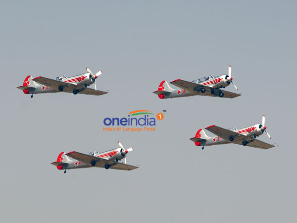 Aero India:Britishpilots in Russian Yaks Aero India:Britishpilots in Russian Yaks