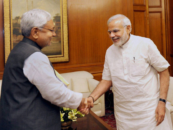 Bihar CM Nitish Kumar meets PM Modi Bihar CM Nitish Kumar meets PM Modi