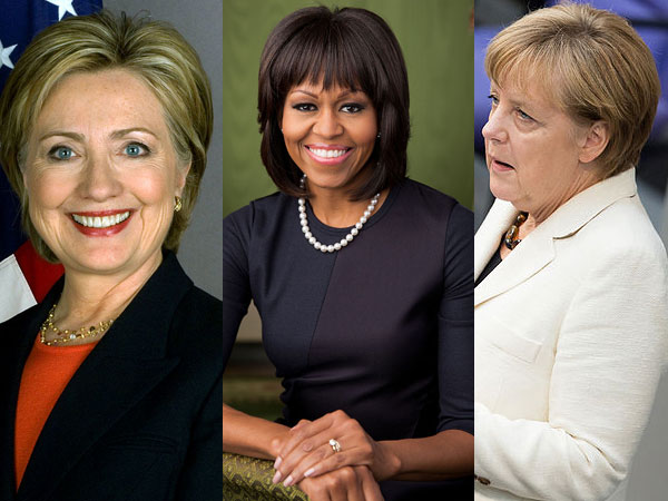 Hillary Clinton, Michelle Obama, Angella Merkel
