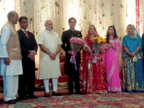 Jaivardhan Singh- Sreejamya Shahi's wedding & reception pics