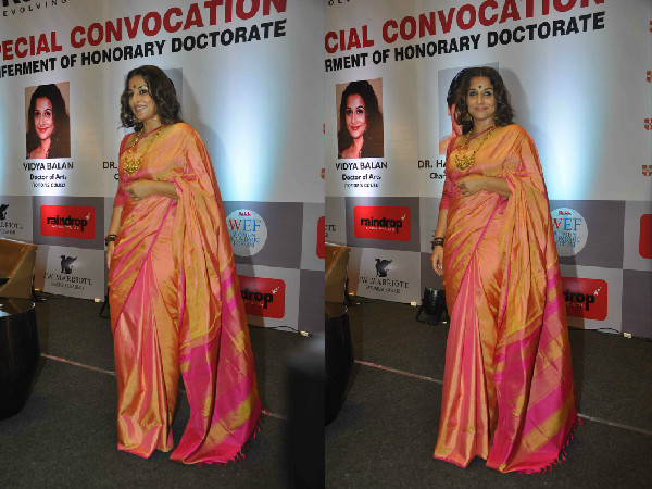 Pics: Vidya Balan conferred with honorary doctorate