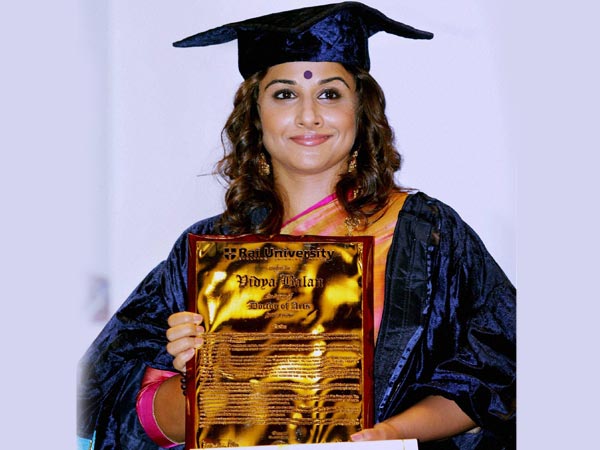 Pics: Vidya Balan conferred with honorary doctorate