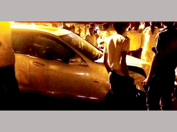 Hema Malini's Mercedez