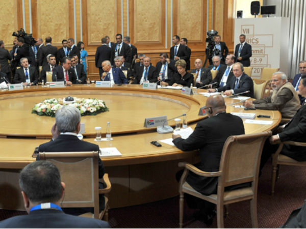 PM Modi meets BRICS leaders