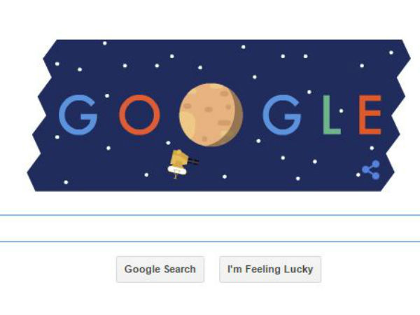 Google doodle celebrates Pluto fly-by Google doodle celebrates Pluto fly-by