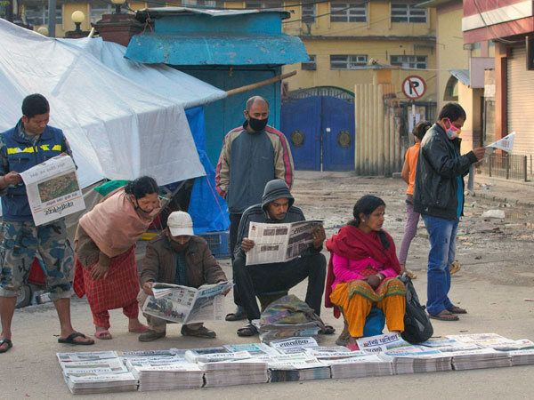 reading newspaper reading newspaper