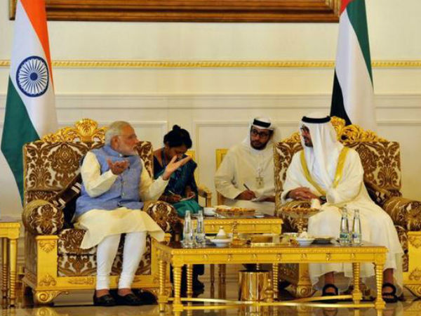 PM Modi arrives in UAE PM Modi arrives in UAE