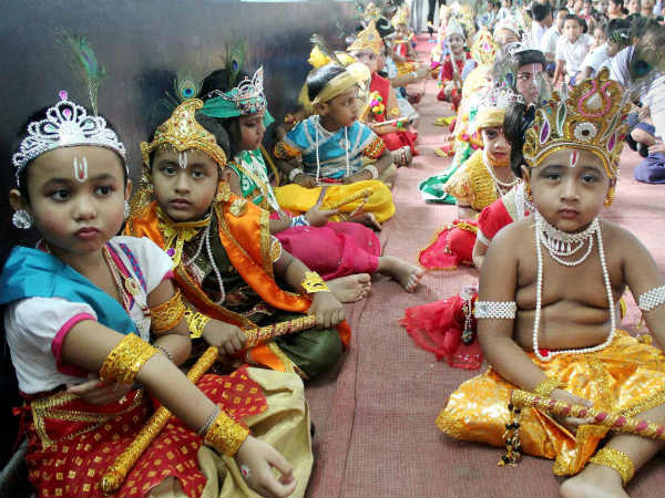 Little Krishnas and Radhas