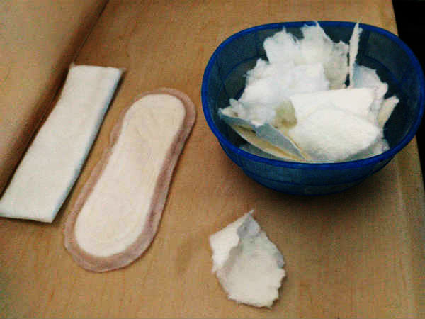 Pads are made from pulp