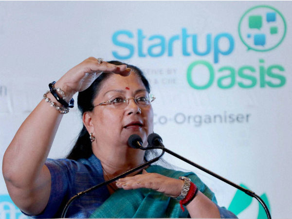 Raje skips Govt job seekers Raje skips Govt job seekers