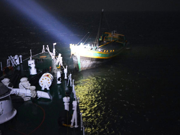 Coast Guard rescues eight crew members of distressed ship Coast Guard rescues eight crew members of distressed ship