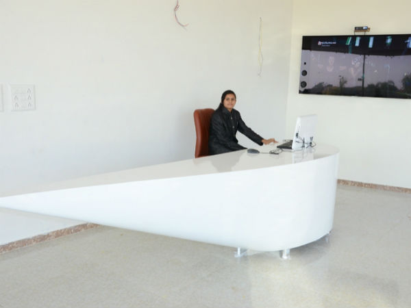 Reception of underwater restaurant in Ahmedabad