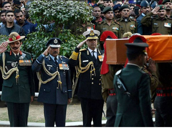 Last journey of Lance Naik Hanumathappa Koppad