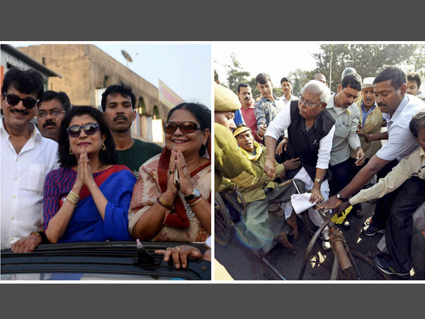 Debashree Roy and Kanti Ganguly Debashree Roy and Kanti Ganguly