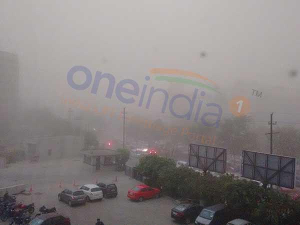 In pics: Dust storm in Delhi-NCR