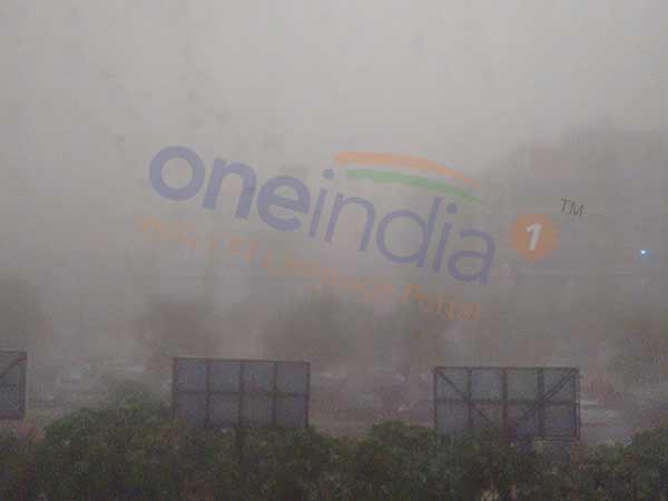 In pics: Dust storm in Delhi-NCR