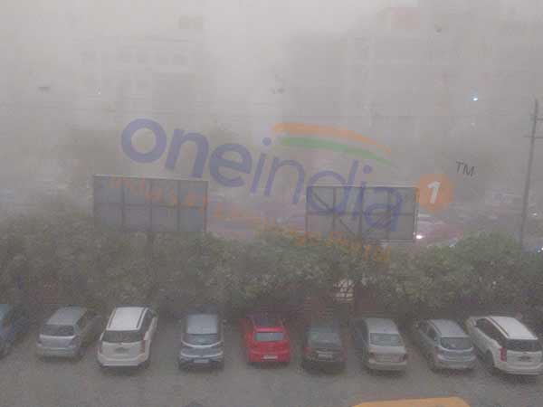 In pics: Dust storm in Delhi-NCR