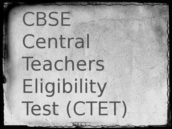 CBSE announces results of Central Teacher Eligibility Test: Check results here. CBSE announces results of Central Teacher Eligibility Test: Check results here.