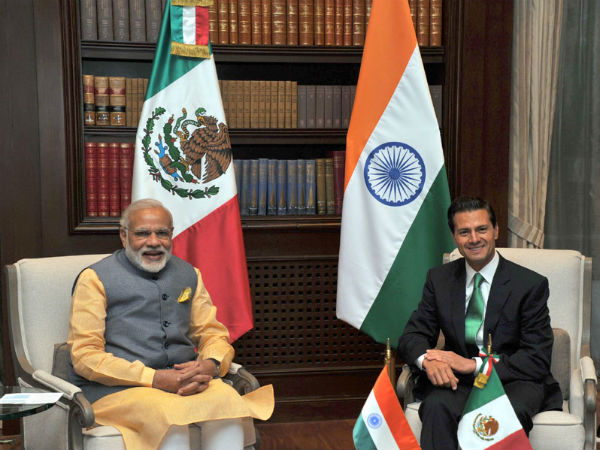 PM Modi meets President of Mexico Enrique Peaa Nieto