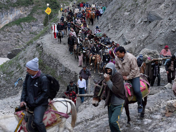 Image result for J&K is Amarnath yatra