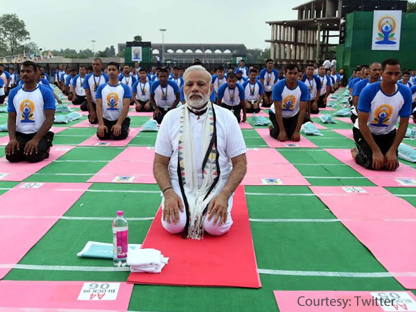 PM lauded for making yoga global event PM lauded for making yoga global event