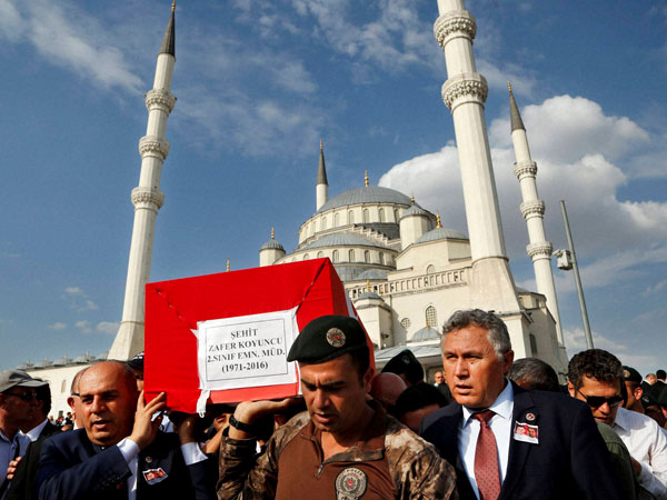President Erdogan targeted state officials and academics following the June 15 coup attempt