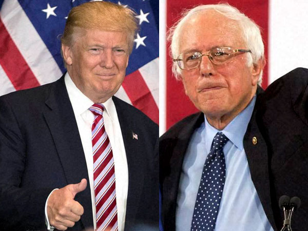 donald trump and bernie sanders donald trump and bernie sanders