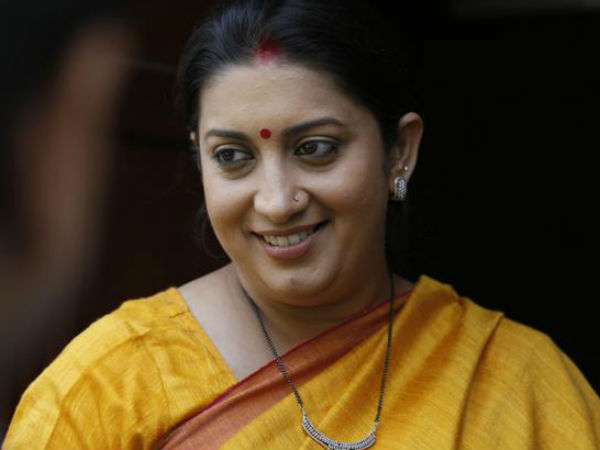 Smriti Irani moved to Textiles Smriti Irani moved to Textiles