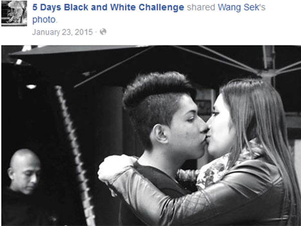 Friends bond over Facebook Challenges