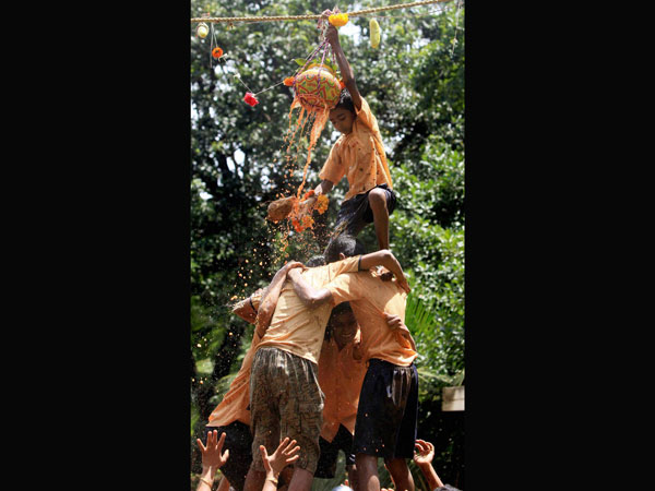 Heightened Dahi Handi revelry continues Heightened Dahi Handi revelry continues
