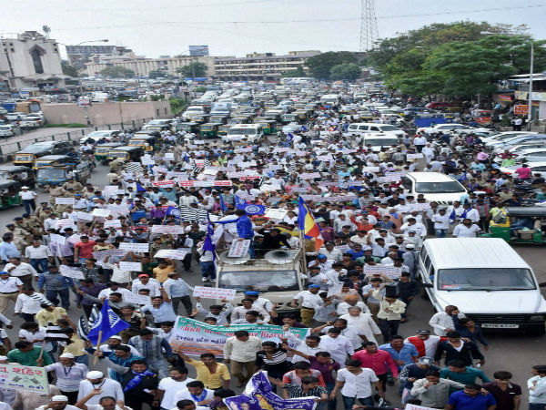 In Pics: Protest by Dalits in Gujarat