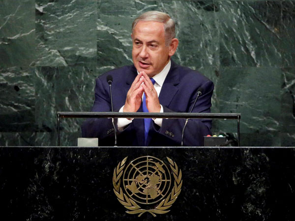 Israel's PM Benjamin Netanyahu addresses UNGA