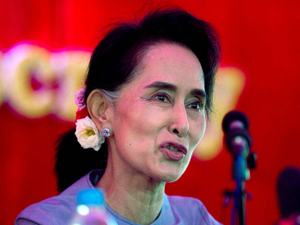 Myanmar leader Aung San Suu Kyi. PTI file photo Myanmar leader Aung San Suu Kyi. PTI file photo