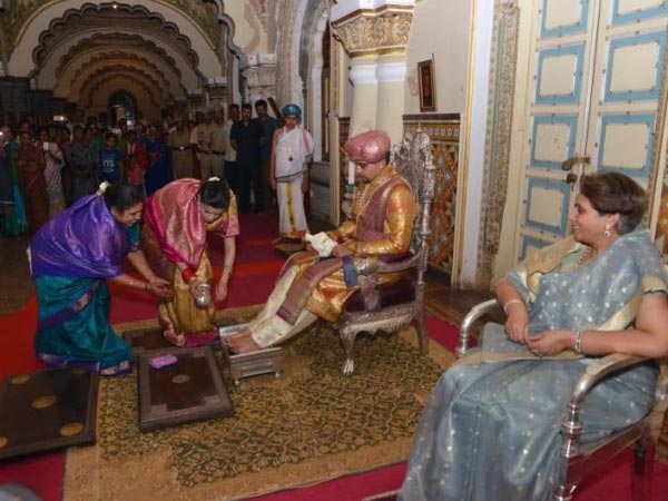 The Royal family participates in festivities