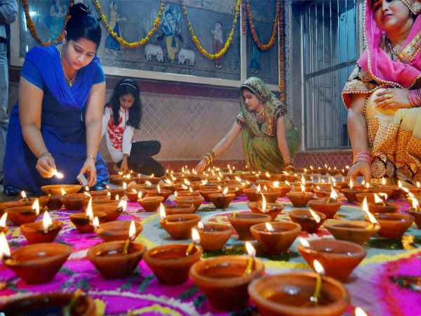 Diwali the festival of light celebrated in India