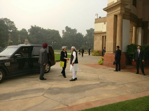 In Pics: Theresa May's India visit
