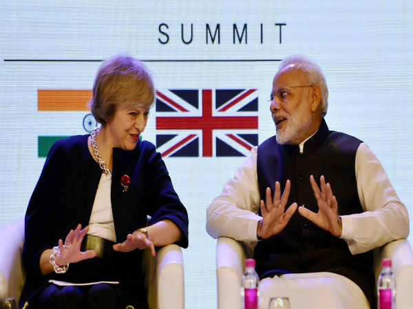 In Pics: Theresa May's India visit
