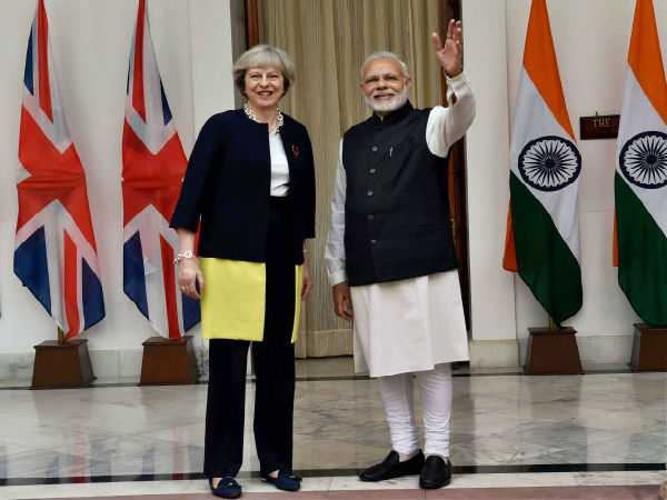 Image 5 In Pics: Theresa May's India visit